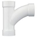 White PVC DWV Combination Wye with 2 