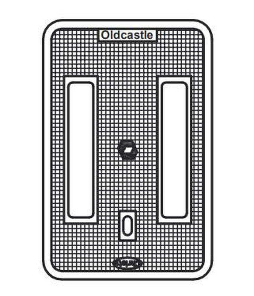 Christy Concrete Products 1-3/4 x 10 in. Cast Iron Lid 