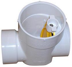 3 in. PVC Hub Backwater Valve