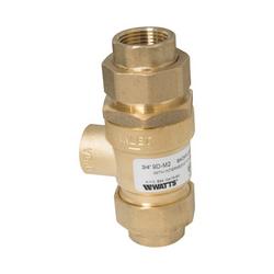 3/4 in Brass Union Double Check Valve with Strainer