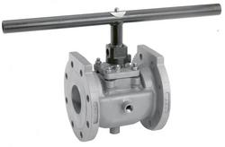 4 in. Stainless Steel 150 psi Flanged Gear Operator Plug Valve