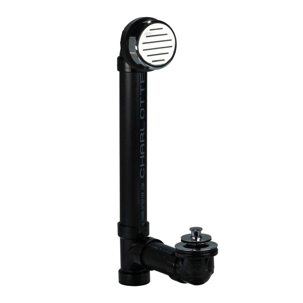 AB & A&trade; Chrome Plastic Push-Pull Drain 