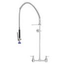 1.15 gpm 2-Hole Kitchen Faucet with Triple Lever Handle in Polished Chrome