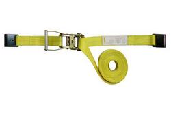 2 x 27 in. Ratchet Strap Logo with Hook in Blue