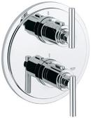 Thermostatic Valve Trim with Double Lever Handle in Starlight Polished Chrome