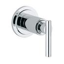Volume Control Trim Only with Single Lever Handle in Starlight Polished Chrome