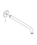 GROHE StarLight Chrome 12 in. MNPT Shower Arm 