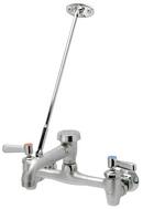 Zurn Rough Chrome Two Lever Handle Wall Mount Service Faucet 