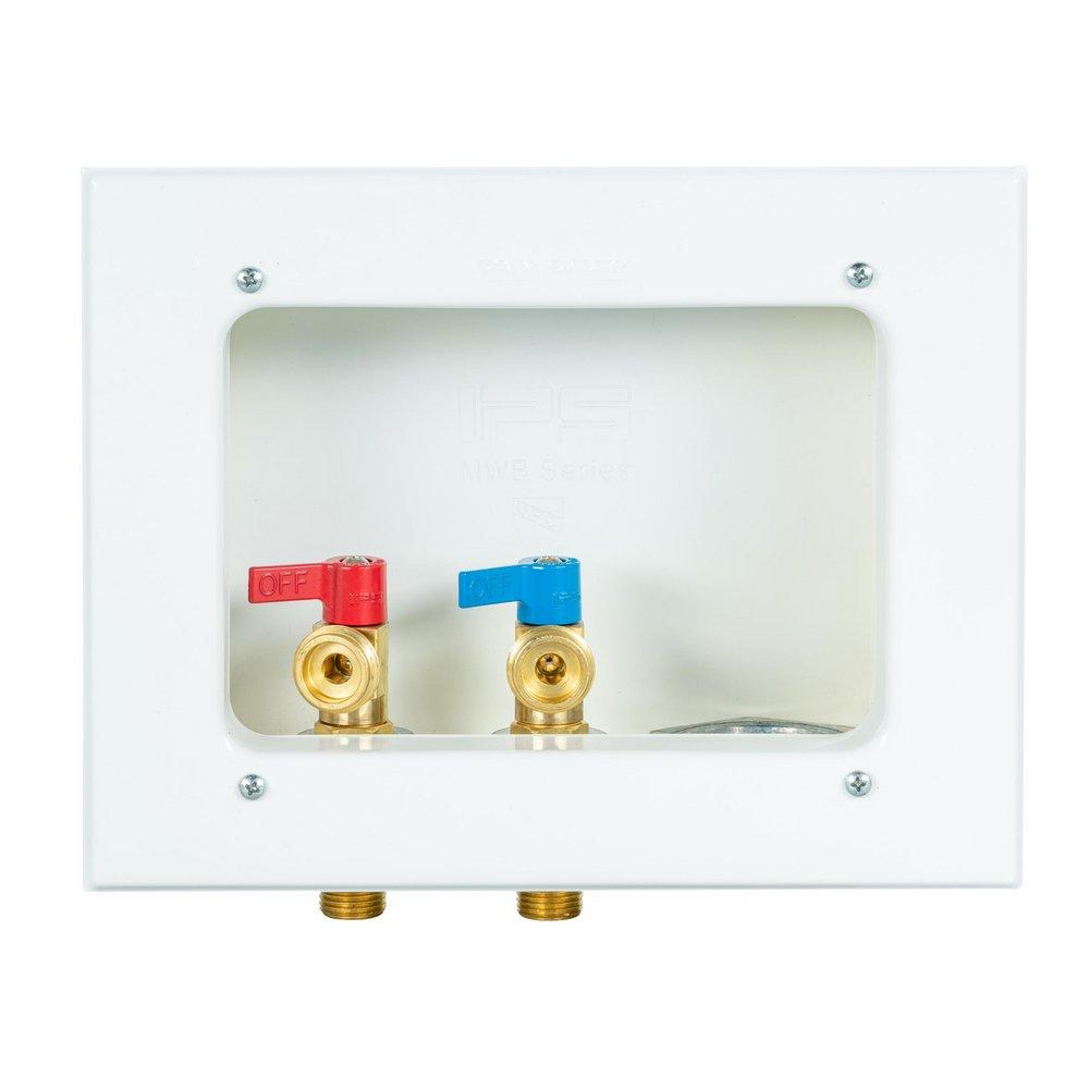 Guy Gray&trade; White 10-7/8 x 8-3/8 in. Washing Machine Outlet Box 