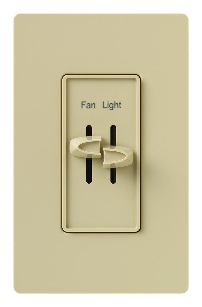 Lutron Electronics Ivory 120V Fan and Light Switch 