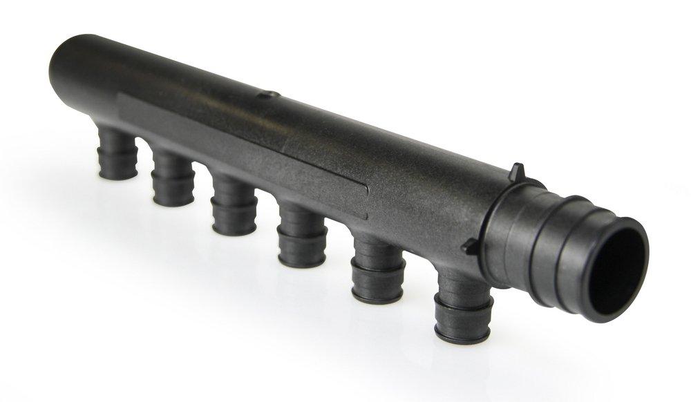 Uponor PEX Expansion Plastic Manifold with 6 Outlet 