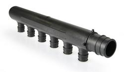 1 in. PEX Expansion Plastic Manifold with 6 Outlet