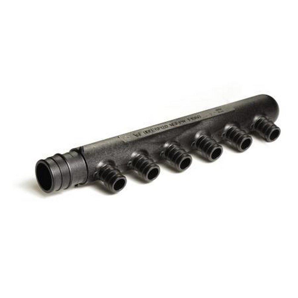 Uponor PEX Expansion Plastic Manifold with 6 Outlet 