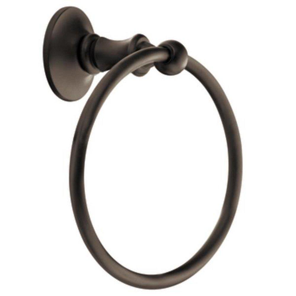 Moen Oil Rubbed Bronze Round Closed Towel Ring 