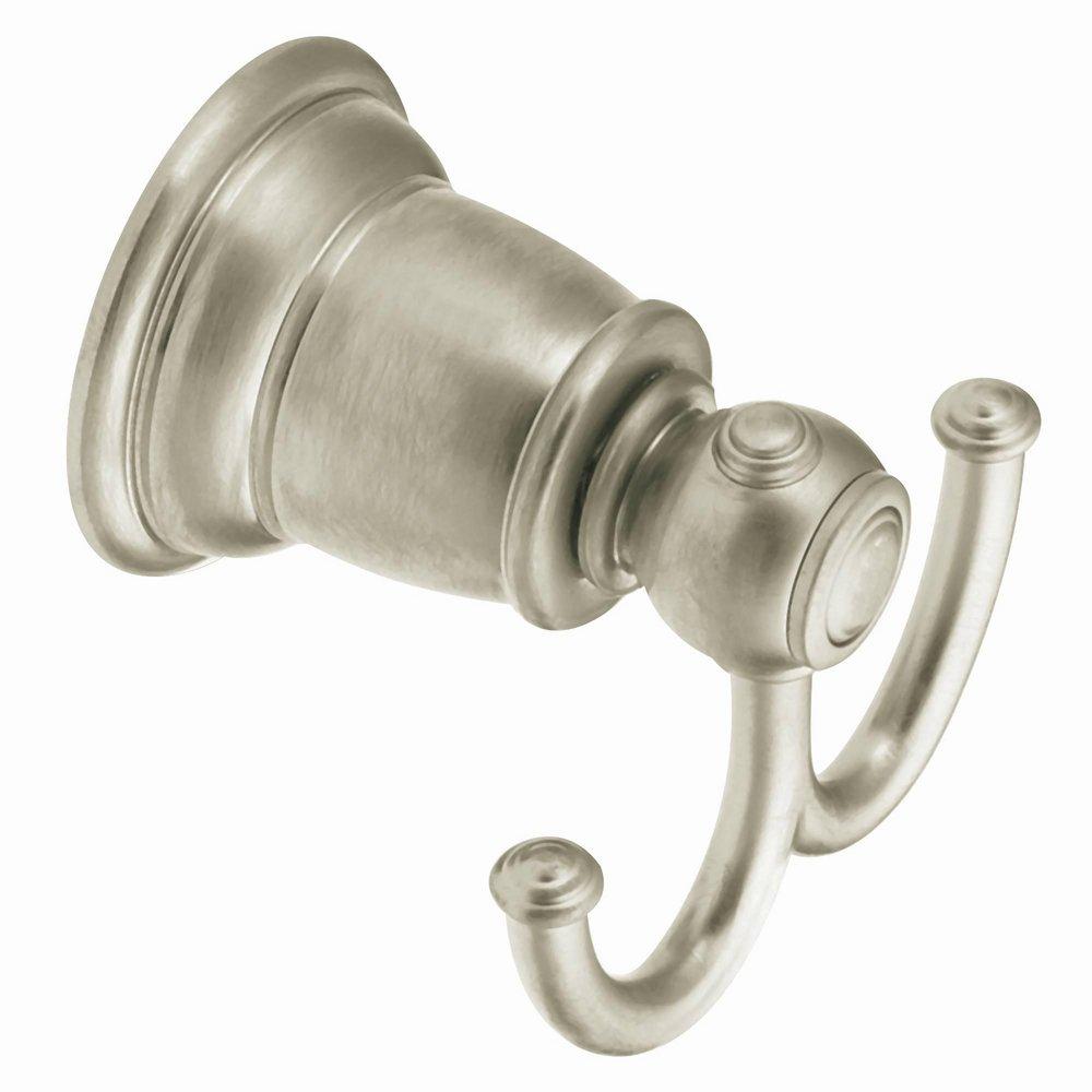 Moen Brushed Nickel 2 Robe Hook 