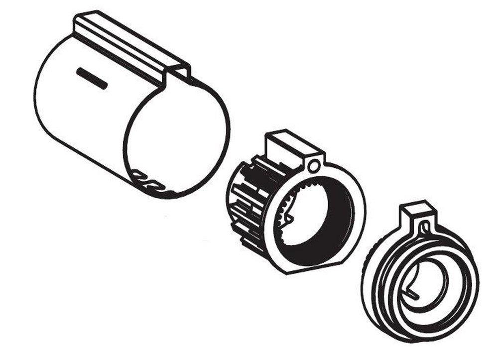 Moen Brushed Nickel 2-1/2 in Supply Tube 