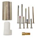 Brass, Plastic and Metal Extension Kit in Brushed Nickel