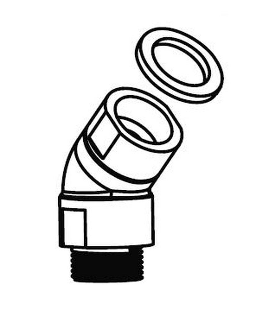 Moen Wrought Iron ELBOWRT DVRTR Wrought Iron 