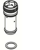 Moen Chrome 2-Hole Kitchen Faucet Diverter 