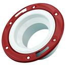 White PVC DWV Adjustable Metal Ring Closet Flange 