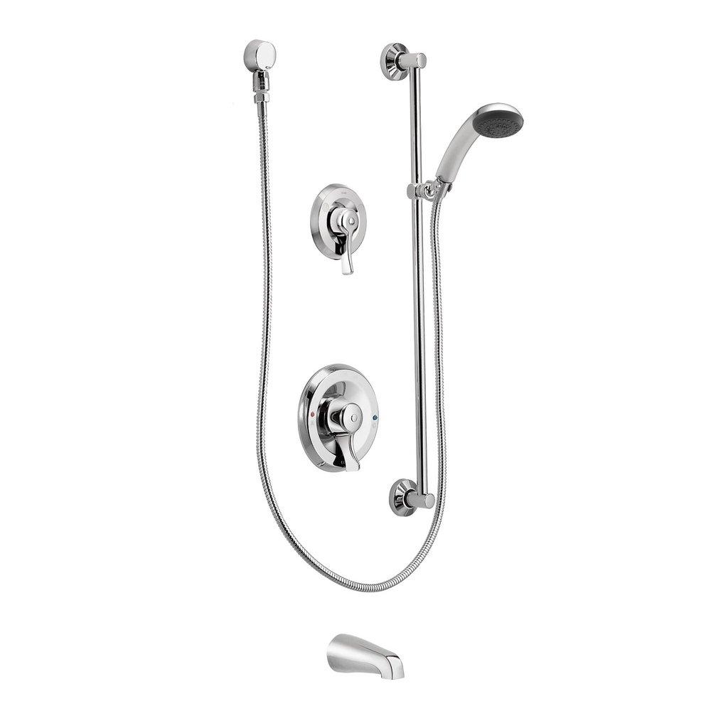 Moen Polished Chrome Two Handle Single Function Shower System 