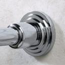 Gatco Polished Chrome Rail End Sets Wall Flange Concrete Mount 