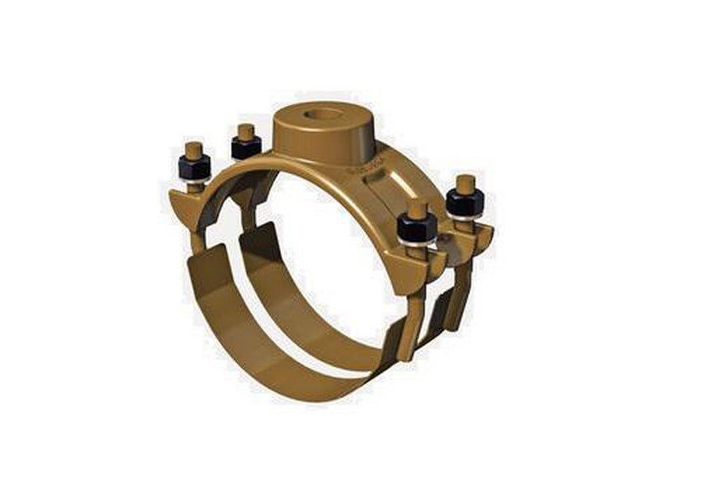 Romac Industries 8 in. CC Bronze Double Strap Saddle 