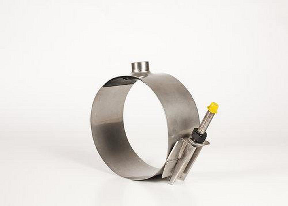 Romac Industries 2-1/2 in. IP Stainless Steel and Iron Single Strap Service Saddle 2.88 in. 