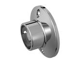 Shower Rod Flange Set in Polished Chrome