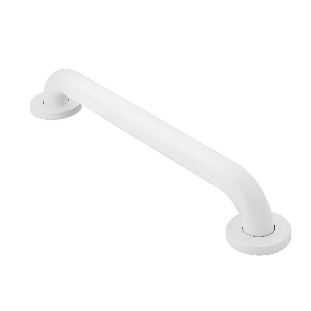 Moen White Grab Bar in White 