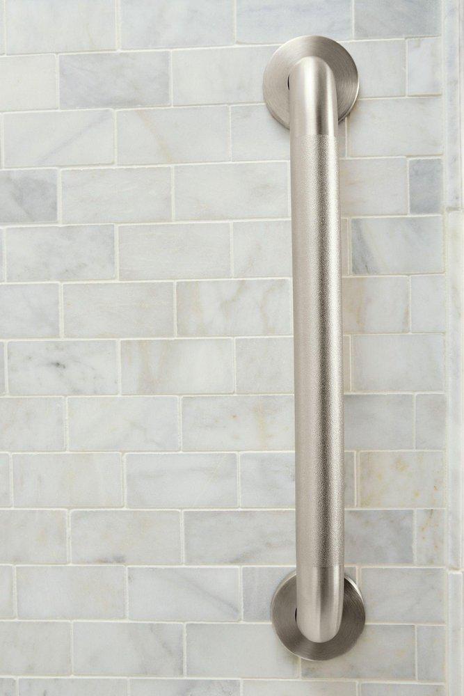 Moen Peened Stainless Steel 42 in. Grab Bar 