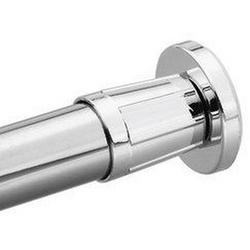 Shower Rod Flange Set in Polished Chrome