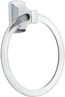 Round Closed Towel Ring in Polished Chrome