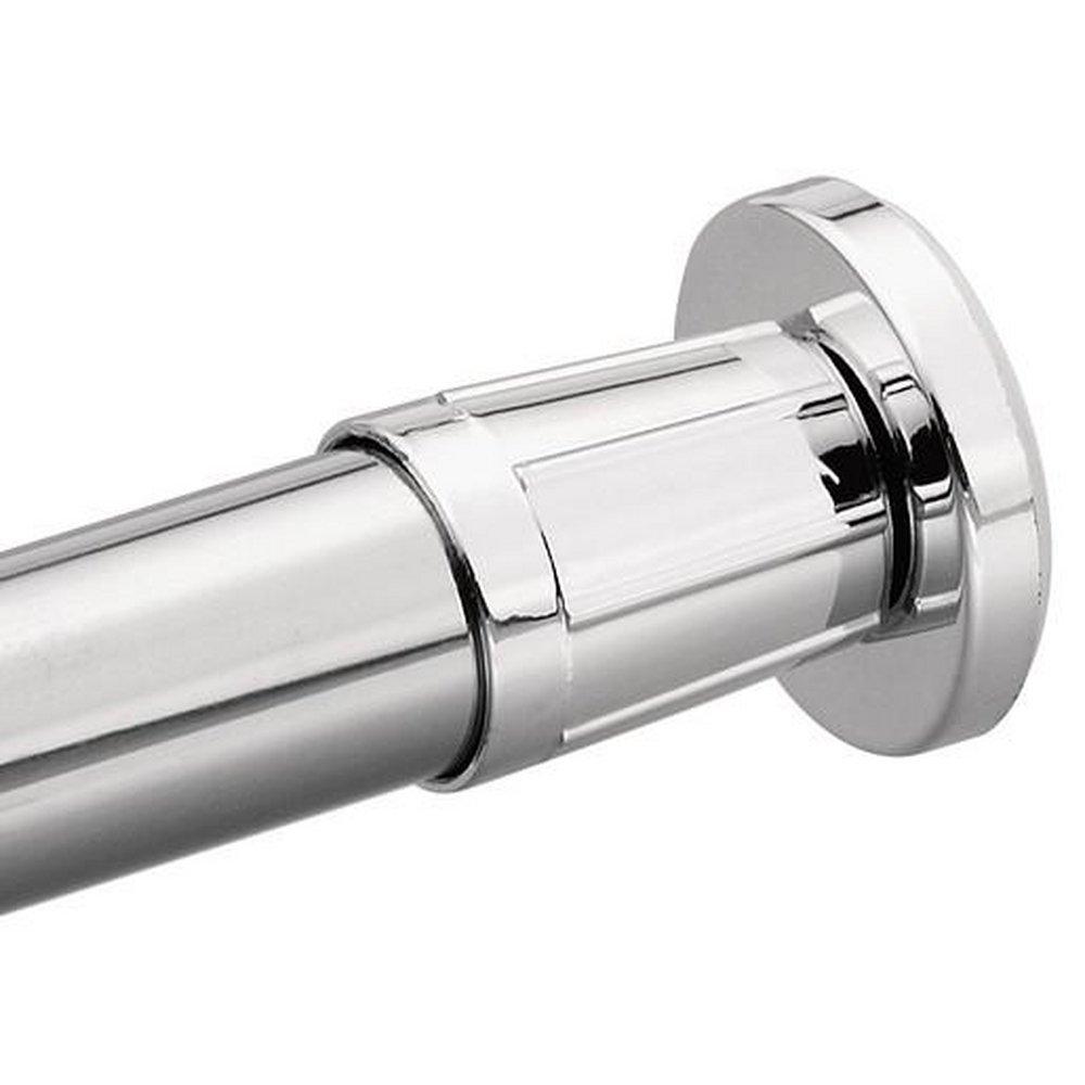 Moen Chrome 62-1/2 in. Wall Mount Shower Rod 