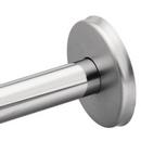 60 in. Shower Rod Kit in Stainless Steel