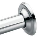 Shower Rod Flange Set in Stainless Steel