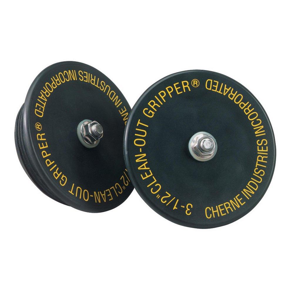 Cherne Black Cleanout Gripper Plug 
