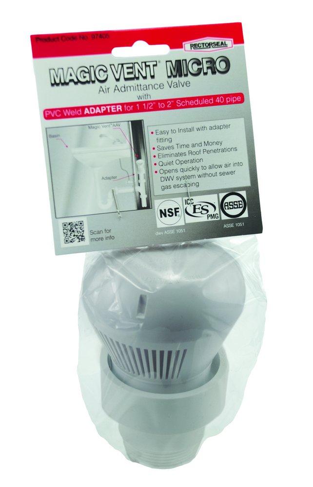 Rectorseal White Air Admittance Valve 