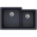 Dayton Elite Satin 33 x 21-1/4 in. Stainless Steel Double Bowl Drop-in Kitchen Sink in Elite Satin 
