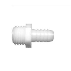 1/2 x 3/4 in. Barbed x MPT Nylon Pipe Adapter