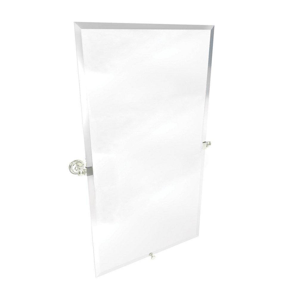 Polished Nickel Frameless Mirror 