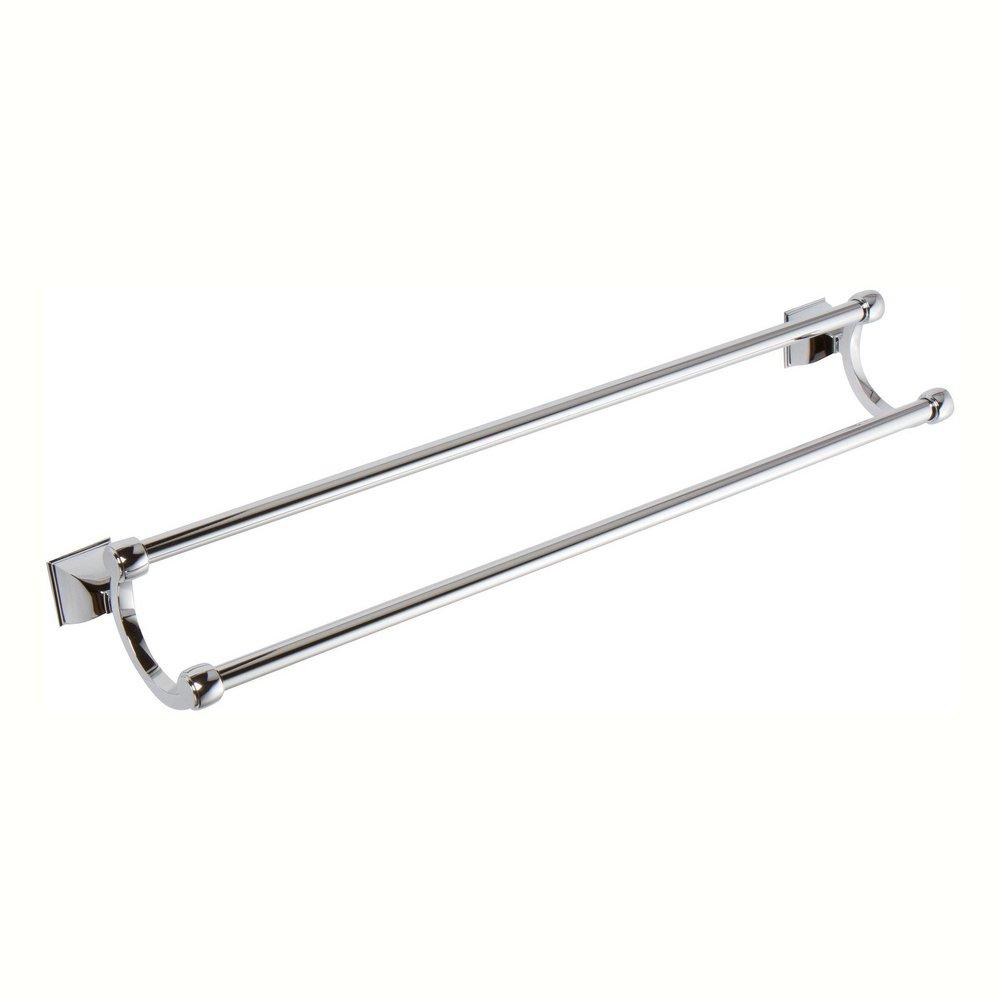Ginger Polished Chrome 24 x 6-1/4 in. Double Towel Bar 