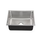 Just Manufacturing Brushed Steel 18 x 24 in. Undermount Stainless Steel Bar Sink 