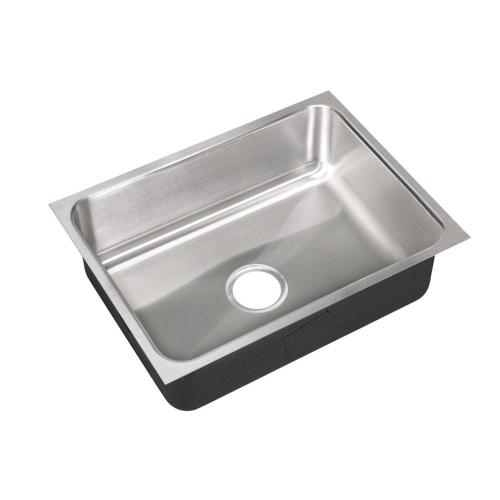 Just Manufacturing Brushed Steel 18 x 24 in. Undermount Stainless Steel Bar Sink 