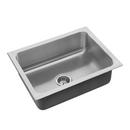 Just Manufacturing Brushed Steel 19 X 25 0 Hole Double Bowl SINK Stainless Steel 