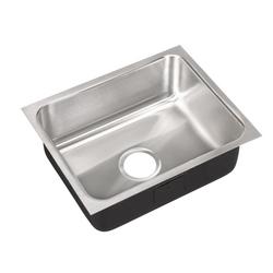 7-1/2 in. Undermount Stainless Steel Single Bowl Kitchen Sink in Brushed Steel