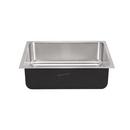 Just Manufacturing Brushed Steel 24 x 18 in. No Hole Stainless Steel Single Bowl Undermount Kitchen Sink 