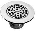 Drain Stainless Steel with Grid Strainer in Brushed Steel