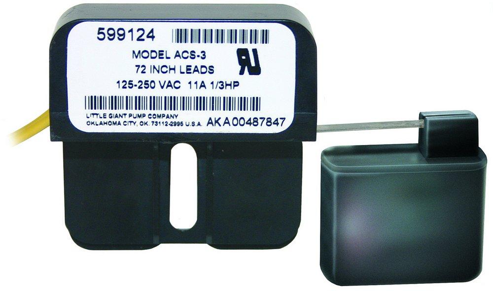 Little Giant Condensate Drain Pan Overflow Shut-Off Switch 