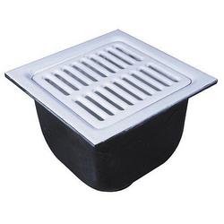 12 x 12 x 8 in. Floor Mount Cast Iron Floor Sink